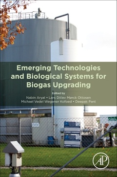 Cover of the book Emerging Technologies and Biological Systems for Biogas Upgrading