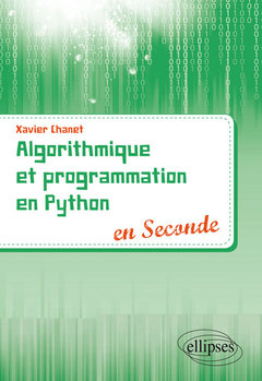 Couverture de l’ouvrage Algorithmique et programmation en Python en Seconde