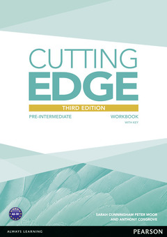 Couverture de l’ouvrage Cutting Edge 3rd Edition Pre-Intermediate Workbook with Key