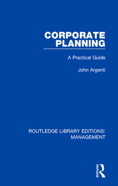 Couverture de l’ouvrage Corporate Planning