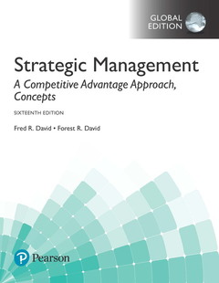 Cover of the book Strategic Management: A Competitive Advantage Approach, Concepts, Global Edition