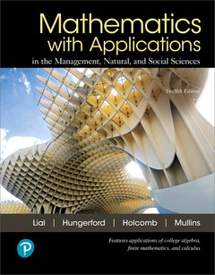 Cover of the book Mathematics with Applications In the Management, Natural, and Social Sciences