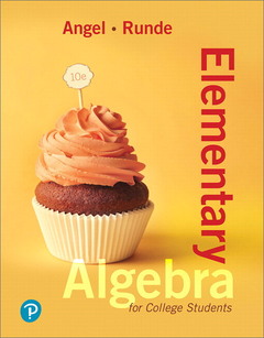 Couverture de l’ouvrage Elementary Algebra For College Students
