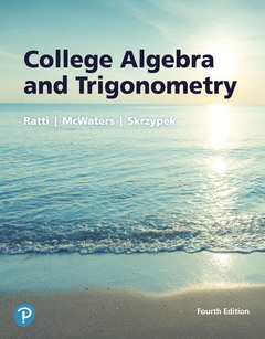 Couverture de l’ouvrage College Algebra and Trigonometry