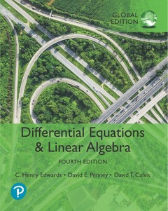 Cover of the book Differential Equations and Linear Algebra, Global Edition