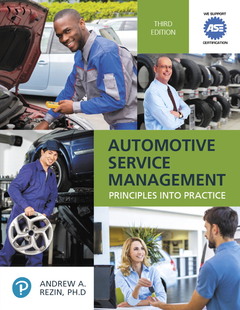 Couverture de l’ouvrage Automotive Service Management