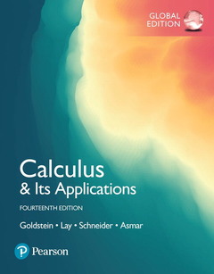 Couverture de l’ouvrage Calculus & Its Applications, Global Edition