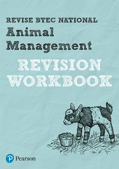 Couverture de l’ouvrage Pearson REVISE BTEC National Animal Management Revision Workbook - 2023 and 2024 exams and assessments
