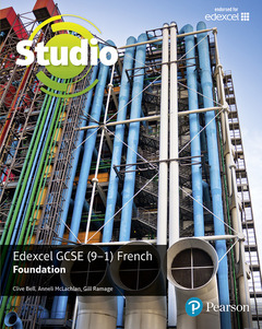 Couverture de l’ouvrage Studio Edexcel GCSE French Foundation Student Book