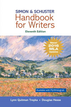 Couverture de l’ouvrage Simon & Schuster Handbook for Writers, MLA Update Edition