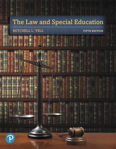Couverture de l’ouvrage The Law and Special Education