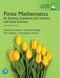 Couverture de l’ouvrage Finite Mathematics for Business, Economics, Life Sciences, and Social Sciences, Global Edition