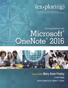 Couverture de l’ouvrage Exploring Getting Started with Microsoft OneNote 2016