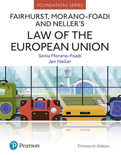 Couverture de l’ouvrage Fairhurst, Morano-Foadi and Neller's Law of the European Union