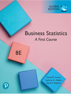 Couverture de l’ouvrage Business Statistics: A First Course, Global Edition