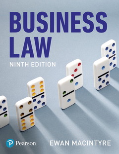 Couverture de l’ouvrage Business Law