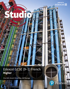 Cover of the book Studio Edexcel GCSE French Higher Student Book