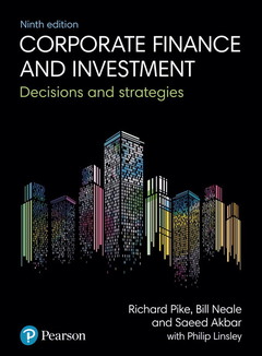 Cover of the book Corporate Finance and Investment