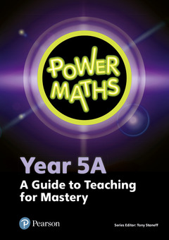 Couverture de l’ouvrage Power Maths Year 5 Teacher Guide 5A