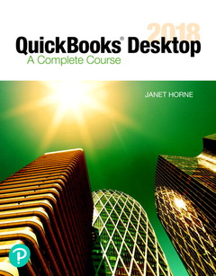 Couverture de l’ouvrage QuickBooks Desktop 2018