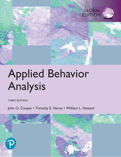 Couverture de l’ouvrage Applied Behavior Analysis, Global Edition