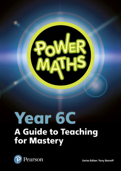 Couverture de l’ouvrage Power Maths Year 6 Teacher Guide 6C