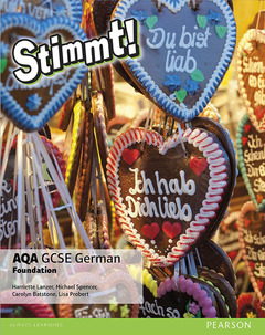 Couverture de l’ouvrage Stimmt! AQA GCSE German Foundation Student Book