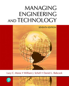 Cover of the book Managing Engineering and Technology