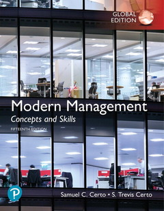 Couverture de l’ouvrage Modern Management: Concepts and Skills, Global Edition