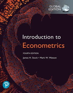 Couverture de l’ouvrage Introduction to Econometrics, Global Edition