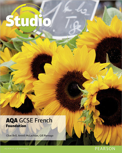 Couverture de l’ouvrage Studio AQA GCSE French Foundation Student Book