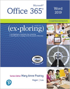 Couverture de l’ouvrage Exploring Microsoft Office Word 2019 Comprehensive
