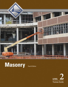 Couverture de l’ouvrage Masonry Trainee Guide, Level 2