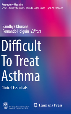 Couverture de l’ouvrage Difficult To Treat Asthma