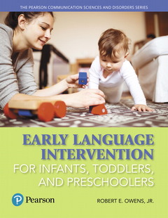 Couverture de l’ouvrage Early Language Intervention for Infants, Toddlers, and Preschoolers