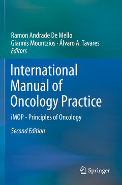 Couverture de l’ouvrage International Manual of Oncology Practice