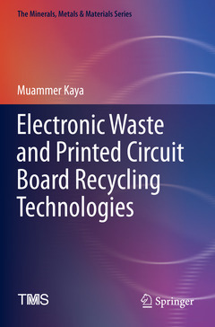Cover of the book Electronic Waste and Printed Circuit Board Recycling Technologies