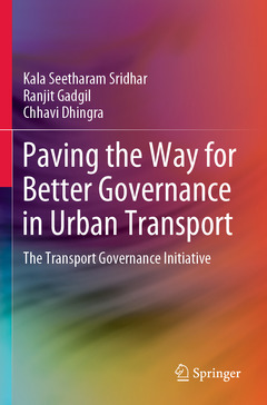 Couverture de l’ouvrage Paving the Way for Better Governance in Urban Transport