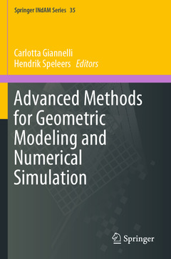 Couverture de l’ouvrage Advanced Methods for Geometric Modeling and Numerical Simulation