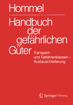 Couverture de l’ouvrage Handbuch der gefährlichen Güter. Transport- und Gefahrenklassen. Austauschlieferung, Dezember 2020