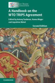 Couverture de l’ouvrage A Handbook on the WTO TRIPS Agreement