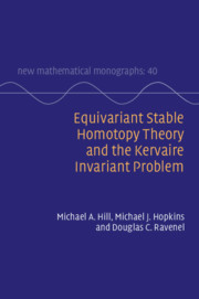 Couverture de l’ouvrage Equivariant Stable Homotopy Theory and the Kervaire Invariant Problem