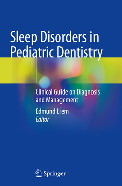 Couverture de l’ouvrage Sleep Disorders in Pediatric Dentistry 