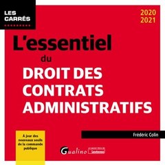 Cover of the book L'essentiel du droit des contrats administratifs
