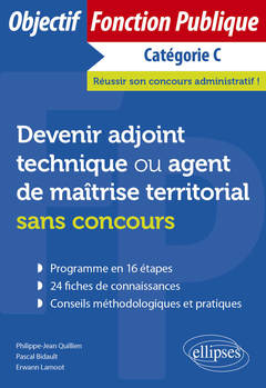 Cover of the book Devenir adjoint technique ou agent de maîtrise territorial sans concours