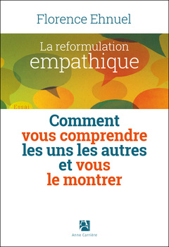 Cover of the book La reformulation empathique