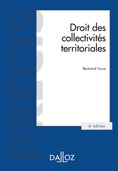 Cover of the book Droit des collectivités territoriales 6ed