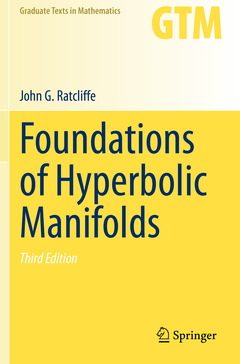 Couverture de l’ouvrage Foundations of Hyperbolic Manifolds