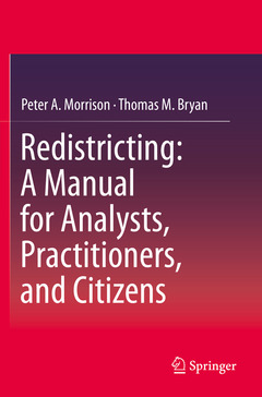 Cover of the book Redistricting: A Manual for Analysts, Practitioners, and Citizens