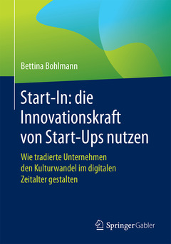 Couverture de l’ouvrage Start-In: die Innovationskraft von Start-Ups nutzen